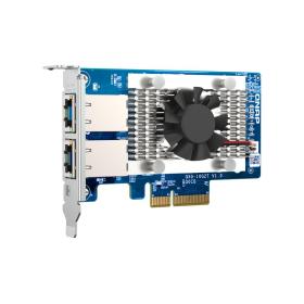 QNAP QXG-10G2T adaptador y tarjeta de red Interno Ethernet 10000 Mbit s