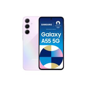 Samsung Galaxy A55 5G 16.8 cm (6.6") Hybrid Dual SIM Android 14 USB Type-C 8 GB 256 GB 5000 mAh Lilac