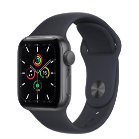 Apple Watch SE OLED 40 mm Numérique 324 x 394 pixels Écran tactile Gris Wifi GPS (satellite)