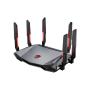 MSI RADIX AXE6600 WIFI 6E TRI-BAND wireless router Gigabit Ethernet Dual-band (2.4 GHz   5 GHz) Black, Red