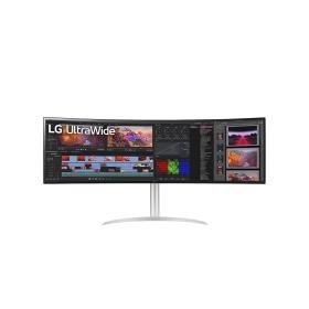 LG 49WQ95X-W computer monitor 124.5 cm (49") 5120 x 1440 pixels UltraWide Dual Quad HD White