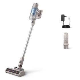 Philips 2000 series XC2011 01 stick vacuum electric broom Battery Dry Cyclonic Bagless Blue, Grey