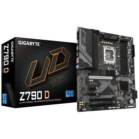 Gigabyte Z790 D Motherboard - Supports Intel Core 14th Gen CPUs, 12+1+１ Phases Digital VRM, up to 7600MHz DDR5 (OC), 3xPCIe 4.0
