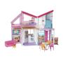Barbie Casa di Malibu, Playset Richiudibile su Due Piani con Accessori, Giocattolo per Bambini 3+ Anni, FXG57