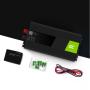 Green Cell INV25 adaptador e inversor de corriente Auto 1500 W Negro