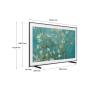 Samsung The Frame LS03B 2,16 m (85") 4K Ultra HD Smart-TV WLAN Schwarz