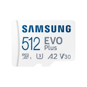 Samsung EVO Plus microSD-Speicherkarte (2024) (inkl. SD Adapter) - 512 GB