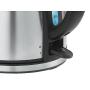 WMF Stelio 04.1301.0012 electric kettle 1.2 L 2400 W Black, Stainless steel