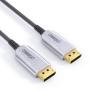 FiberX FX-I250-015 cable DisplayPort 15 m Negro, Plata