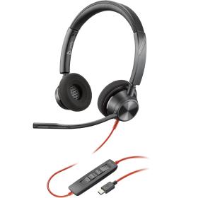POLY Blackwire 3320 Stereo USB-C Headset +USB-C A Adapter