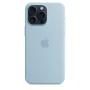 Apple iPhone 15 Pro Max Silikon Case mit MagSafe – Hellblau
