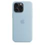Apple iPhone 15 Pro Max Silicone Case with MagSafe - Light Blue