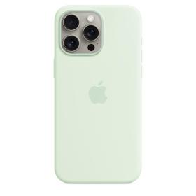 Apple Coque en silicone avec MagSafe pour iPhone 15 Pro Max - Menthe douce