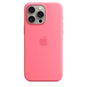 Apple Coque en silicone avec MagSafe pour iPhone 15 Pro Max - Rose