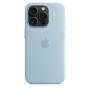 Apple Funda de silicona con MagSafe para el iPhone 15 Pro - Azul claro