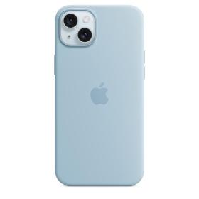 Apple Funda de silicona con MagSafe para el iPhone 15 Plus - Azul claro