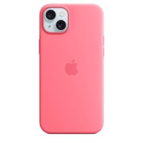 Apple iPhone 15 Plus Silikon Case mit MagSafe – Pink