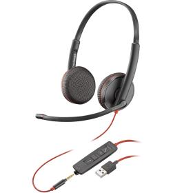 POLY Cuffie Blackwire 3225 stereo USB-A (sfuse)