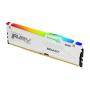 Kingston Technology FURY Beast 32 GB 6000 MT s DDR5 CL40 DIMM (2er-Kit) White RGB XMP