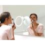 Medisana CM 850 miroir de maquillage Ventouse Rond Blanc