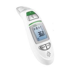 Medisana TM 750 termometro digitale per corpo Termometro a rilevamento remoto Bianco Orecchio, Fronte Pulsanti