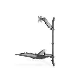 Digitus Flexible wall-mounted Stand Sit workstation, single monitor