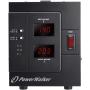 PowerWalker AVR 3000 SIV regulador de voltaje 230 V Negro