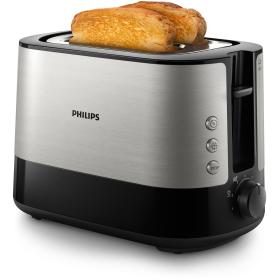 Philips Viva Collection HD2635 90 toaster 7 2 slice(s) Black, Titanium
