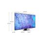 Samsung Series 8 QE65Q80CATXXH Fernseher 165,1 cm (65") 4K Ultra HD Smart-TV WLAN Grau