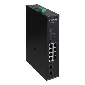 Edimax IGS-1210P network switch Unmanaged Gigabit Ethernet (10 100 1000) Power over Ethernet (PoE) Black