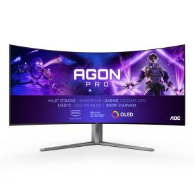AOC AGON PRO AG456UCZD LED display 114.3 cm (45") 3440 x 1440 pixels Wide Quad HD OLED Black