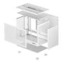 DeepCool CH160 WH Small Form Factor (SFF) Bianco