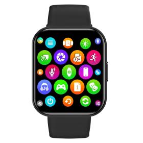 Celly TRAINERULTRABK smartwatche et montre de sport 5,13 cm (2.02") Numérique 320 x 320 pixels Écran tactile Noir