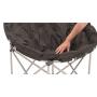 Outwell Casilda XL Black, Half-moon chair - a little bigger, more comfortable