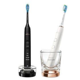 Philips DiamondClean 9000 HX9914 57 2-pack sonic electric toothbrush with charger & app