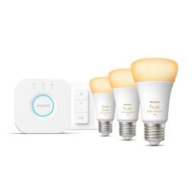 Philips Hue White ambience Starter kit  3 E27 smart bulbs (1100) + dimmer switch