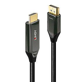 Lindy 40932 adaptador de cable de vídeo 3 m DisplayPort HDMI Negro