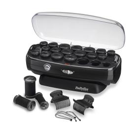 BaByliss Thermo Ceramic Rollers Kit d'accessoires de coiffure Noir, Acier inoxydable 50 W 2 m