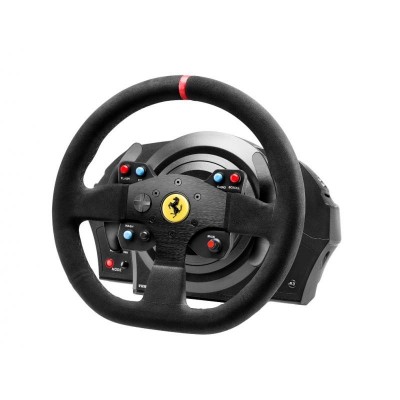 ▷ Thrustmaster T300 Ferrari Integral Racing Wheel Alcantara Edition Black Steering  wheel + Pedals Analogue / Digital PC