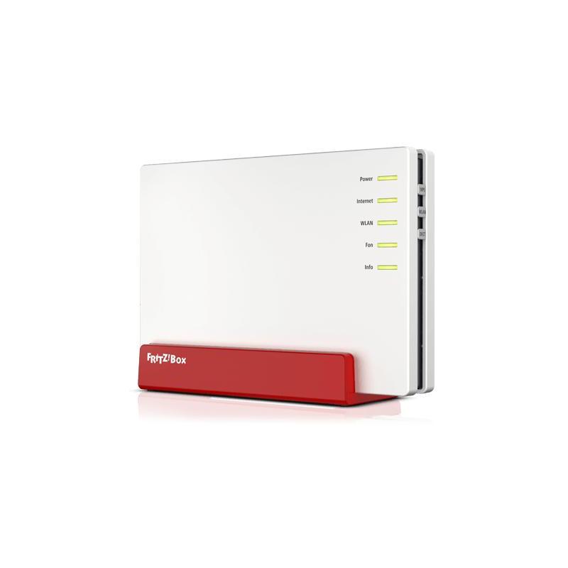 ▷ AVM FRITZ! BOX 7583 VDSL routeur sans fil Gigabit Ethernet Bi-bande (2,4  GHz / 5 GHz) 3G 4G Rouge, Blanc