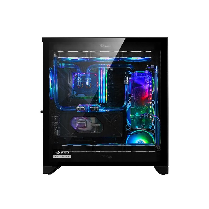  Mars Gaming MCV3 Black, Custom XXL E-ATX Gaming Tower, Front  and Side Tempered Glass Window, Double Chamber Modular Frame : Electronics