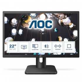 AOC E1 22E1D Computerbildschirm 54,6 cm (21.5 Zoll) 1920 x 1080 Pixel Full HD LED Schwarz