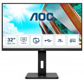 AOC U32P2CA écran plat de PC 80 cm (31.5") 3840 x 2160 pixels 4K Ultra HD LED Noir