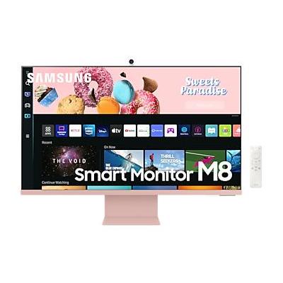 Samsung S32BM80PUU 81.3 cm (32") 3840 x 2160 pixels 4K Ultra HD Pink, White