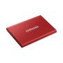 Samsung Portable SSD T7 2000 GB Rojo