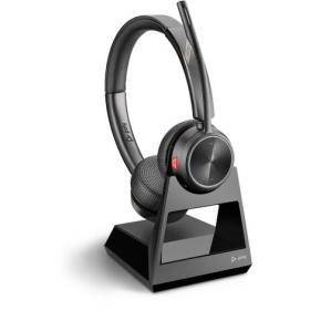 POLY 7220 Office Headset Wireless Head-band Office Call center Black