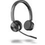 POLY 7220 Office Headset Wireless Head-band Office Call center Black