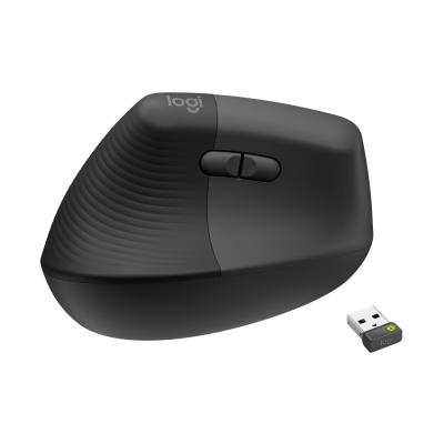 Logitech Lift Mouse Ergonomico Verticale, Senza Fili, Ricevitore Bluetooth  o Logi Bolt USB, Clic Silenziosi, 4 Tasti, Compatibile con Windows / macOS  / iPadOS, Laptop, PC. Bianco