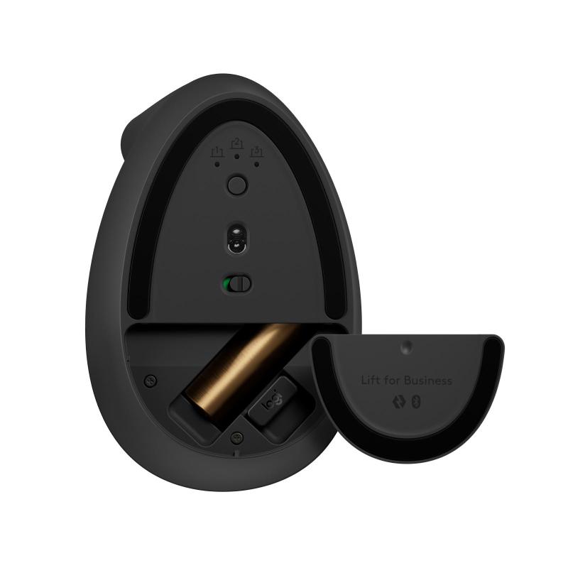 Logitech Lift Souris Ergonomique Verticale, Sans Fil, Bluetooth ou  récepteur USB Logi Bolt, Silencieuse, 4 boutons, Compatible avec
