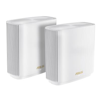 ASUS ZenWiFi AX (XT9) AX7800 2er Set Weiß Banda tripla (2.4 GHz 5 GHz 5 GHz) Wi-Fi 6 (802.11ax) Bianco 4 Interno
